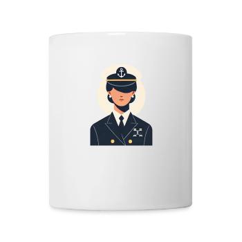 Schiffsführerin ohne Augen - Tasse - Weiß - Vorne