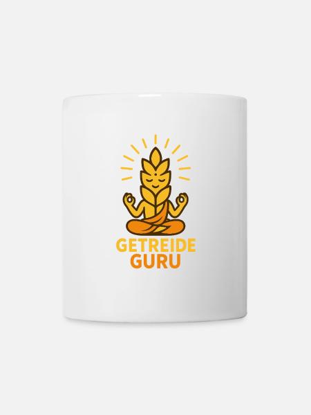 Grain Guru – Style de blé méditatif - Mug blanc - blanc