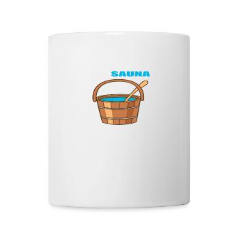 Sauna Saunameister Wellness Entspannung Saunieren - Tasse - Weiß - Vorne