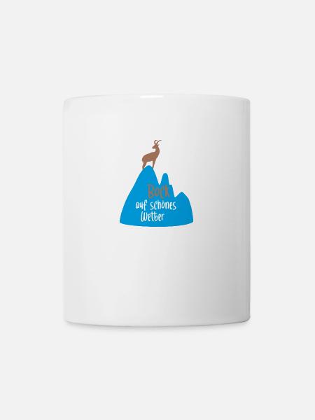 Beautiful Weather Meteorologist Capricorn Mountain Colorful - Mug - white