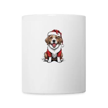 Santa Dog Santa Claus Dog Gift - Mug - white - Front