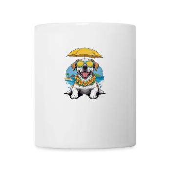 Vacances pour chiens Vacances pour chiens Île d’Hawaï Mer - Mug blanc - blanc - Devant