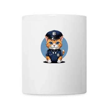 Cats Policeman Cat Cop Gift Police - Mug - white - Front
