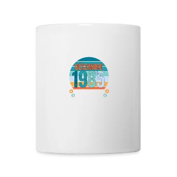 39e anniversaire Décembre 1985 idée Cadeau 39 ans - Mug blanc - blanc - Devant