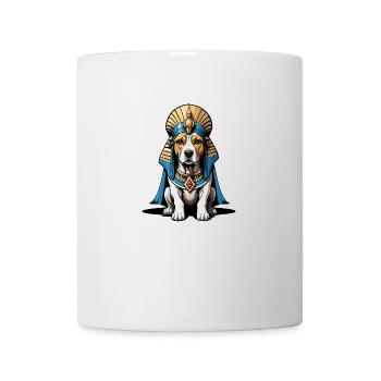 Dog Pharao Hund Ägypten Pyramide Geschenk - Tasse - Weiß - Vorne