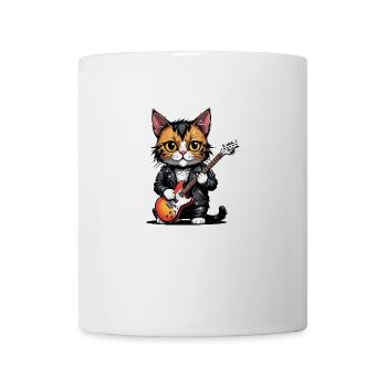Cat Rocker Cat HardRock Gift - Mug blanc - blanc - Devant