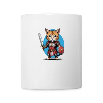 Cat Roman Warrior Cat Gift - Mug - white - Front