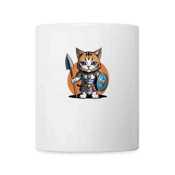 Cat Roman Warrior Cat Gift - Mug - white - Front