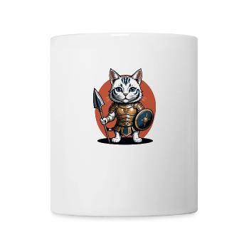 Cat Roman Warrior Cat Gift - Mug - white - Front