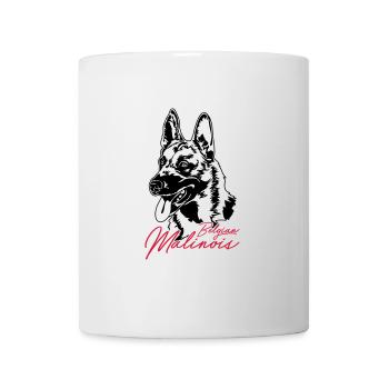 Chien Malinois belge chien de sport chiens Wilsigns - Mug blanc - blanc - Devant