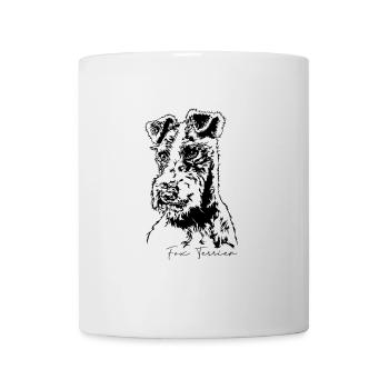 FOX TERRIER rauhaar Hounds Dogs Wilsigns - Mug - white - Front