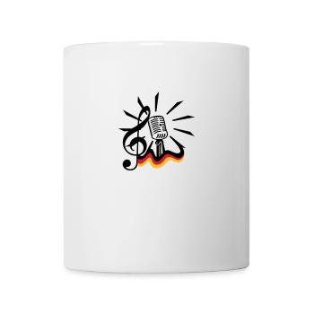 Ein Lied für Deutschland / clef 'n mic (3c) - Tasse - Weiß - Vorne