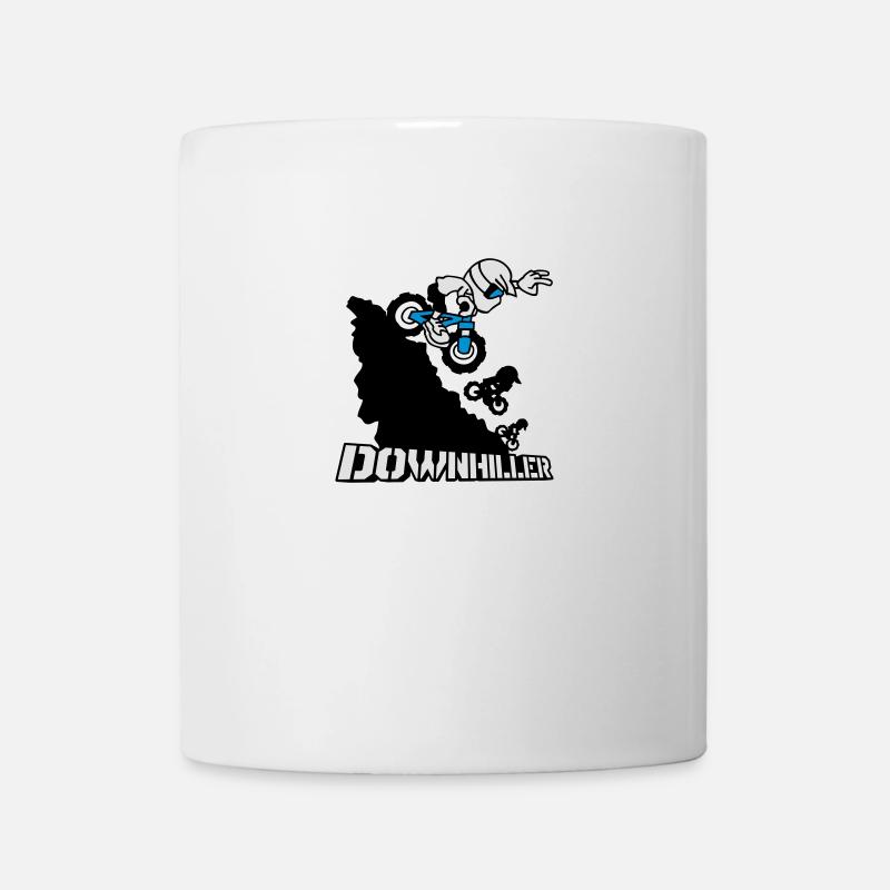 Downhiller - Tasse - Weiß