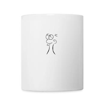 Lustiger Comic - Tasse - Weiß - Vorne
