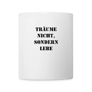 Motivation Spruch Business Sport - Tasse - Weiß - Vorne