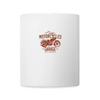 Klassischer Motor - Tasse - Weiß - Vorne