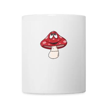 Lucky Mushroom / Fly agaric / Mushroom - Mug - white - Front