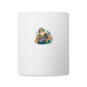 Gorilla Jungle Hiphop - Tasse - Weiß - Vorne