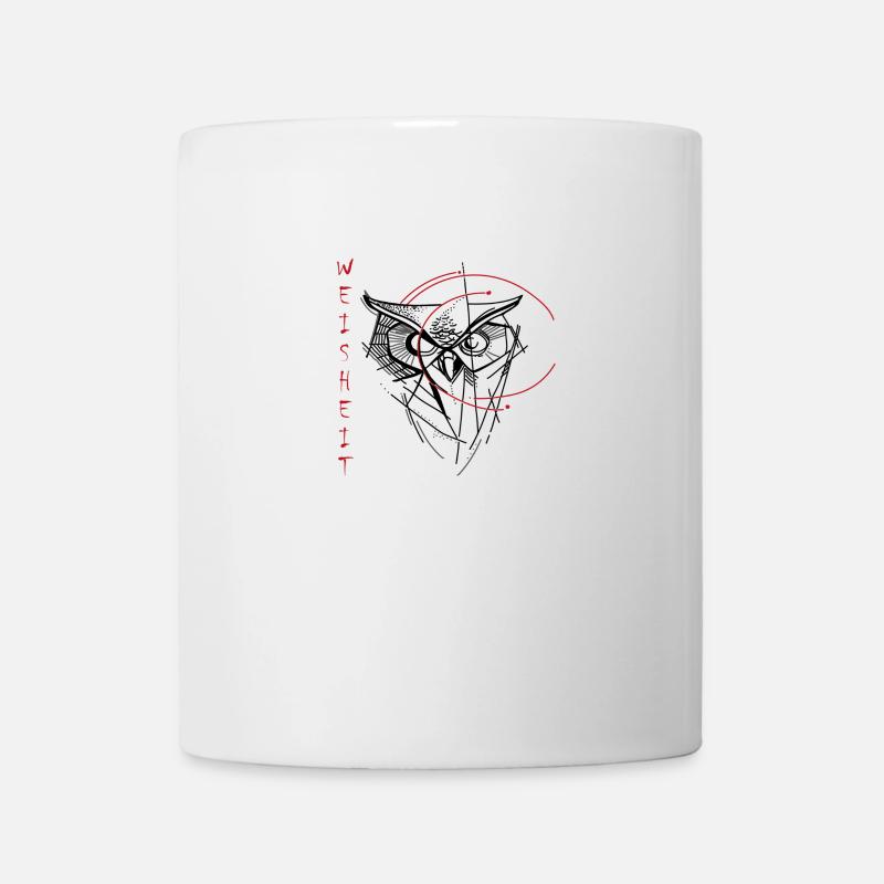 Owl owl wisdom - Mug - white