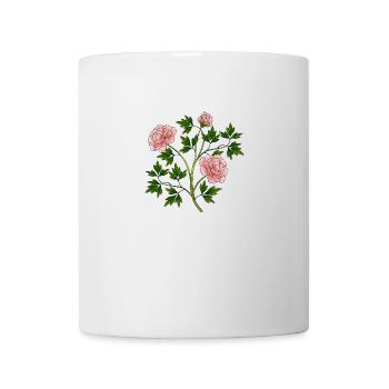 Bunte Blumen - Tasse - Weiß - Vorne
