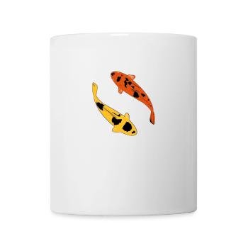 carpe koi - Mug blanc - blanc - Devant
