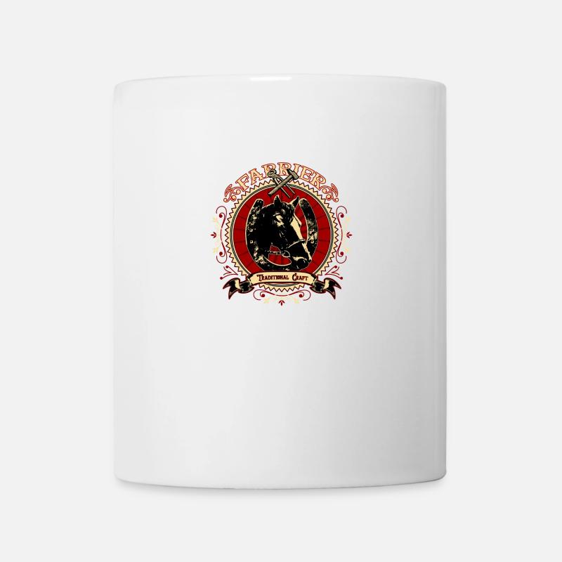 Hufschmied - Tasse - Weiß