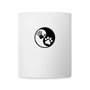 Yin Yang - Mug blanc - blanc - Devant