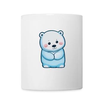 Ours polaire totalement mignon - Mug blanc - blanc - Devant