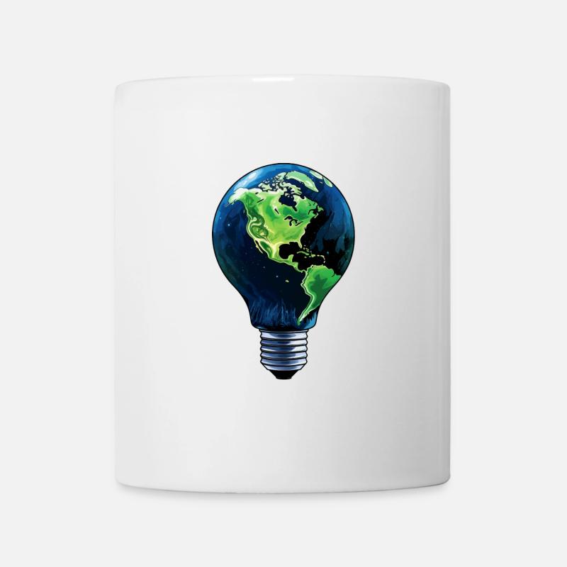 Light Bulb World - Mug - white