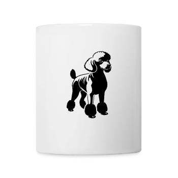 Caniche - Conception de chien de compagnie - Mug blanc - blanc - Devant