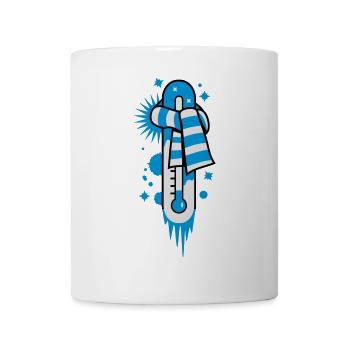 Thermometer on the freezing point - Mug - white - Front