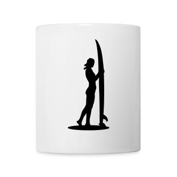 Surfing - Tasse - Weiß - Vorne