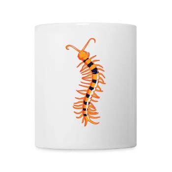 Skolopender centipede Centipede poisonous poison - Mug - white - Front