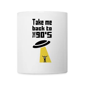 Emmène-moi dans les années 90 - Emmène-moi dans les années 90 - Mug blanc - blanc - Devant