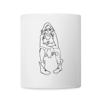Lady - Tasse - Weiß - Vorne