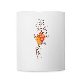 Bohemian floral style - Mug - white - Front