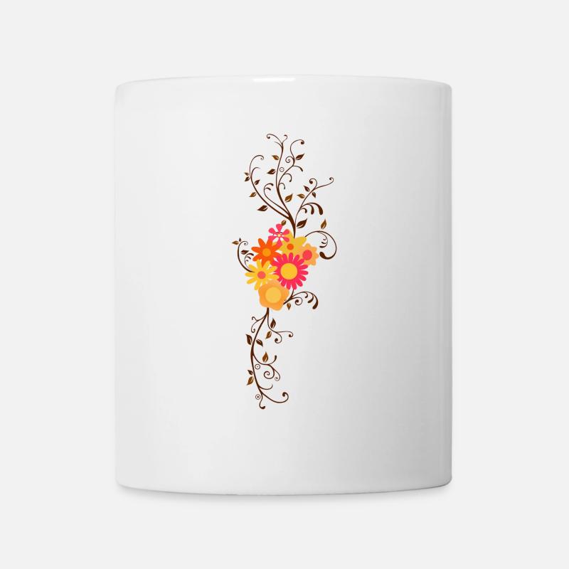Bohemian floral style - Mug - white