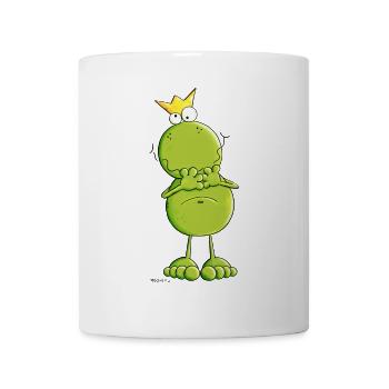 Frog with crown - Mug - white - Front
