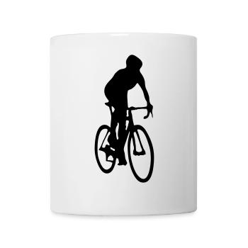 Radfahrer, radfahren - Tasse - Weiß - Vorne