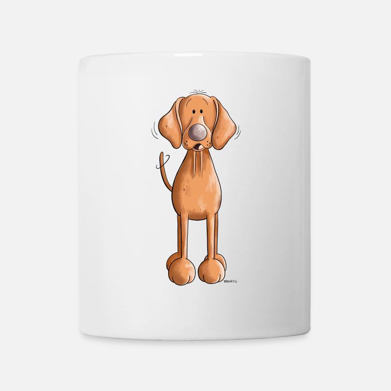 Happy Vizsla - Mug - white
