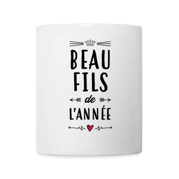 Beau Fils - Beau-Fils - Famille - Mariage - Tshirt - Mug - white - Front