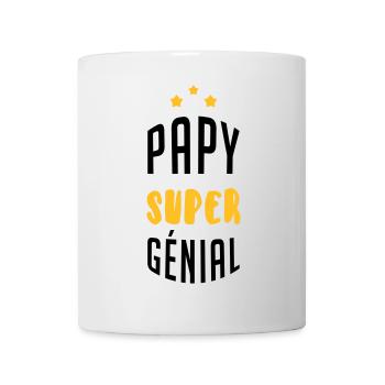Papy Papi Grand-Père Retraite famille - Mug blanc - blanc - Devant