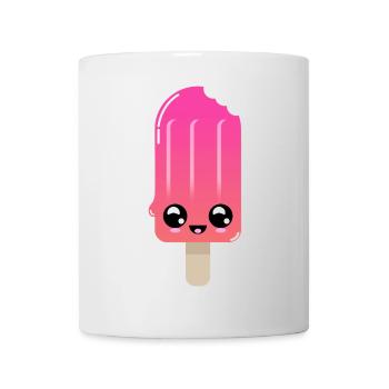 Chupito de helado con ojos brillantes - Mug - white - Front
