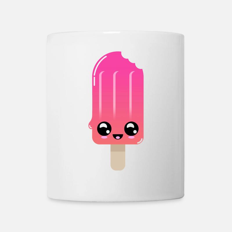 Chupito de helado con ojos brillantes - Mug - white