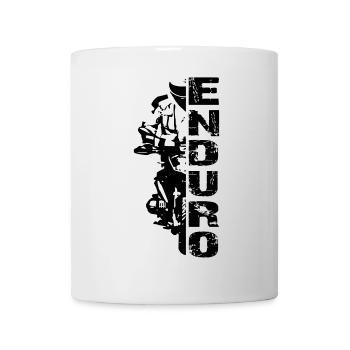 Enduro 1200 motorcycle motocross boxer engine - Mug - white - Front