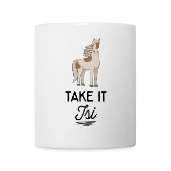 Islandpferd - Tasse - Weiß - Vorne