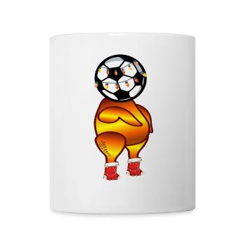 CHRISTMAS ROAST CHICKEN - GRILLED CHICKENS - FOOTBALL - Mug - white - Front