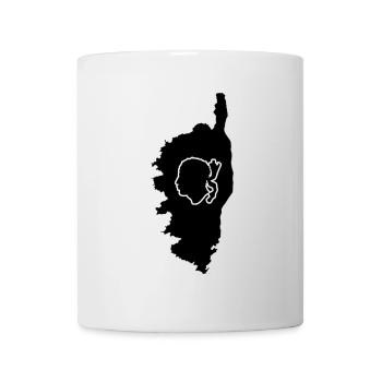 Corsica Korsika Insel Flagge Symbol Geschenk - Tasse - Weiß - Vorne