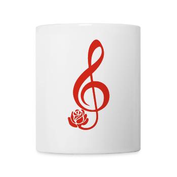 Red soil key in bloom - Mug - white - Front