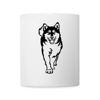 Malamute d’Alaska - Mug blanc - blanc - Devant
